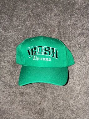 Green "IRISH Chicago" Embroidered Baseball Cap